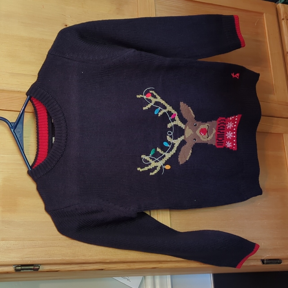 NWT Joules Cracking Reindeer Sweater